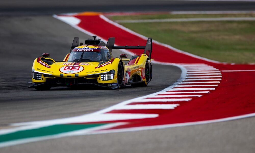 La #83 Ferrari AF Corse in pole a Austin (© DPPI / FIA WEC)