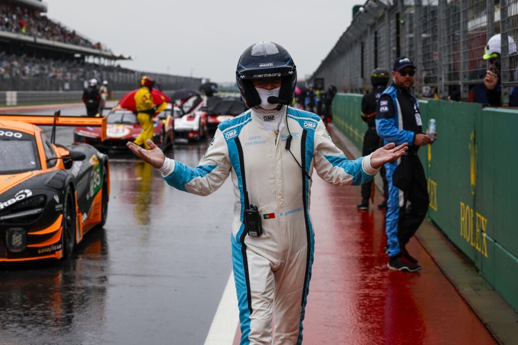 Il pilota della Safety Car del WEC Pedro Couceiro (© DPPI / FIA WEC)