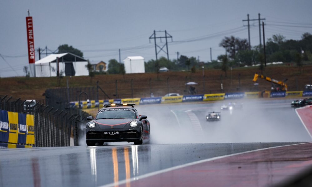 La Safety Car durante la Lone Star Le Mans 2025 (© DPPI / FIA WEC)