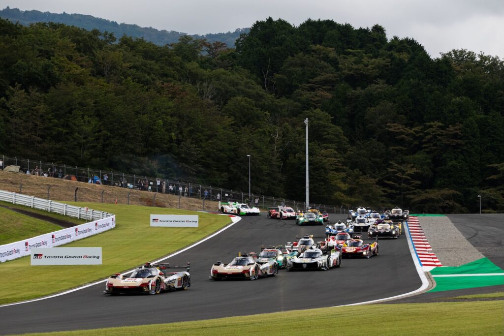 La partenza della Hypercar al Fuji