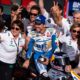 Alex Marquez e il Gresini Racing dopo il podio di Misano (© Gresini Racing)