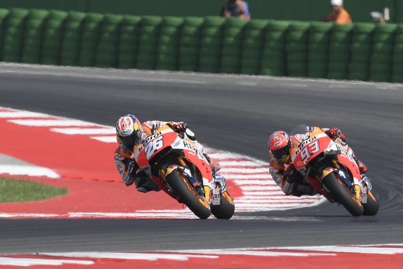 I piloti Honda a Misano nel 2016