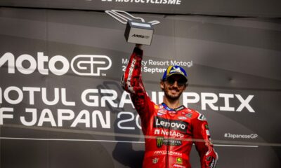 Francesco Bagnaia vincitore del GP del Giappone 2025