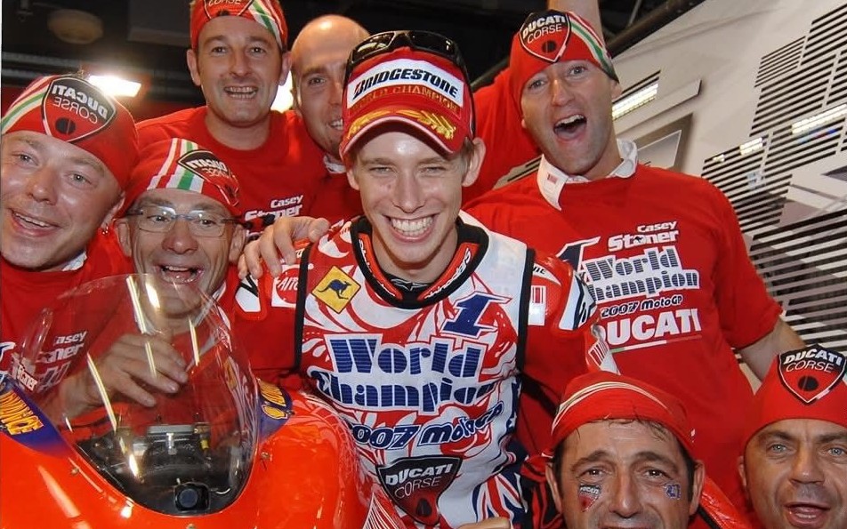 Il mondiale vinto da Stoner a Motegi nel 2007