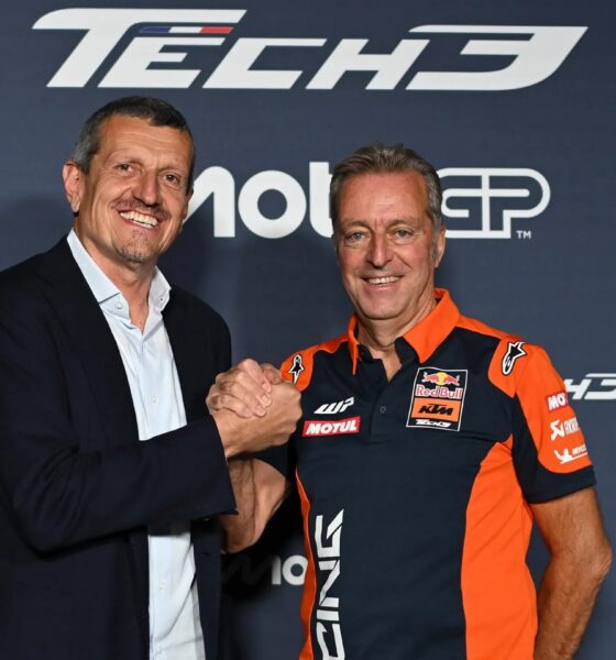 Guenther Steiner con Hervè Poncaral (© MotoGP)