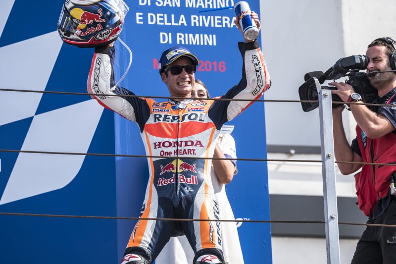 La festa di Daniel Pedrosa a Misano nel 2016