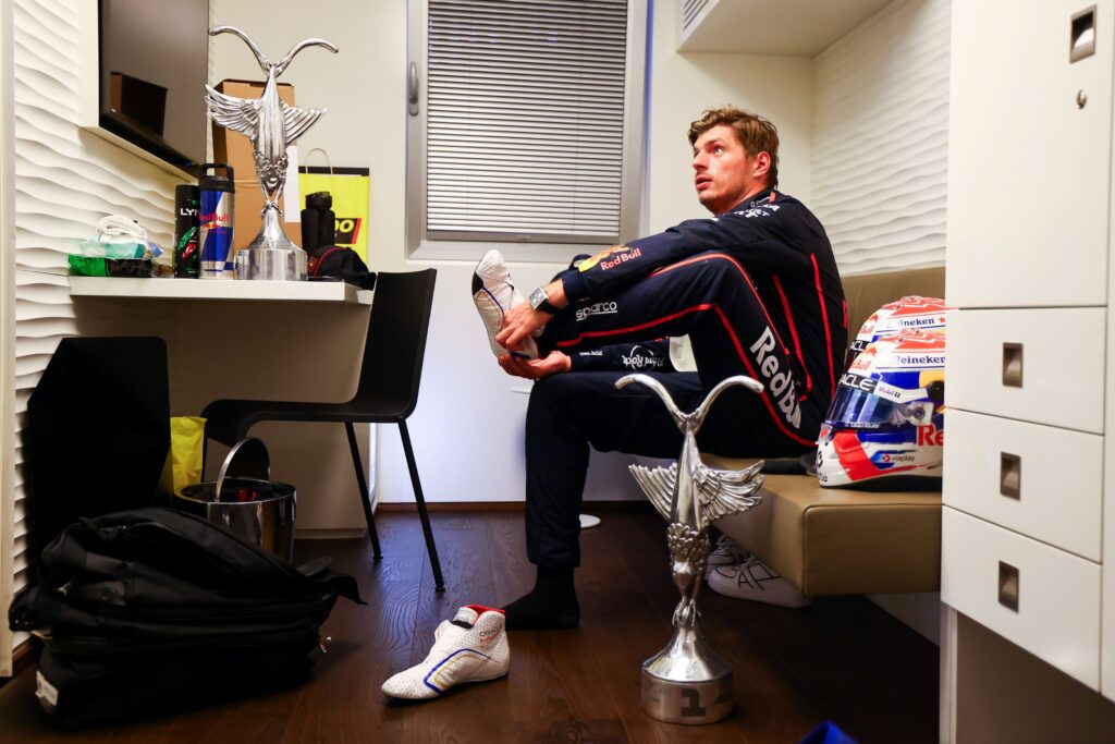 Max Verstappen dopo la vittoria di Monza (© Red Bull Content Pool)