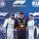 I primi tre piloti della griglia di partenza del GP Azerbaijan 2025 (© Red Bull Content Pool)