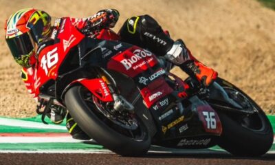 Samuele Cavalieri, vincitore di Gara 1 a Imola
