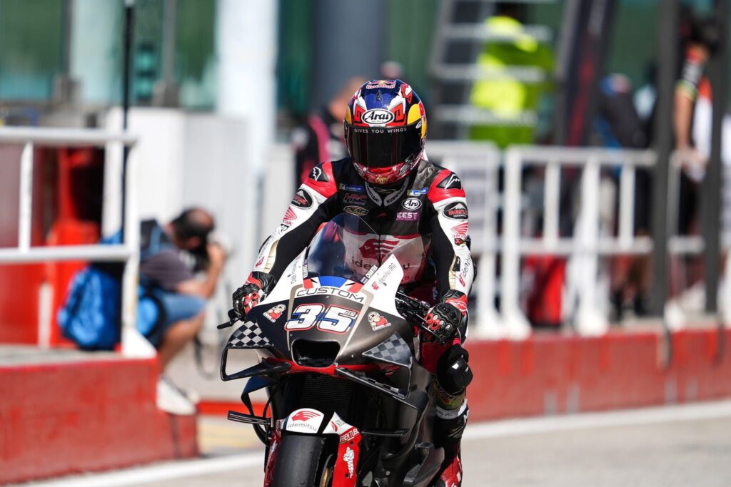 Somkiat Chantra nei test di Misano