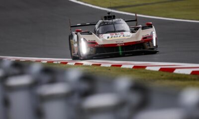 La #12 Cadillac in pista al Fuji