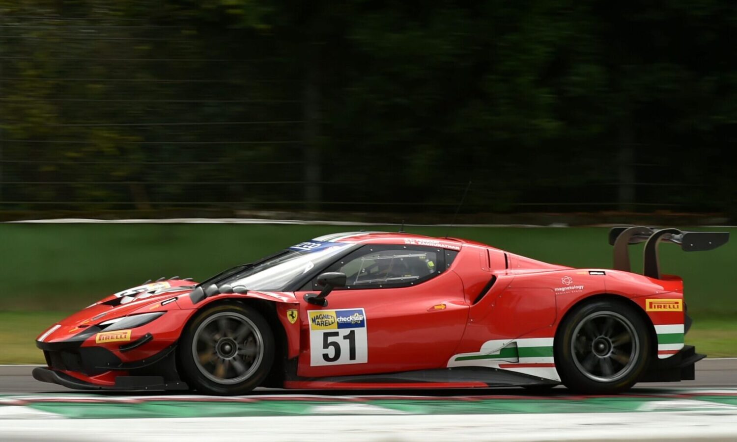 ferrari #51 gt italiano sprint 2025 imola qualifiche