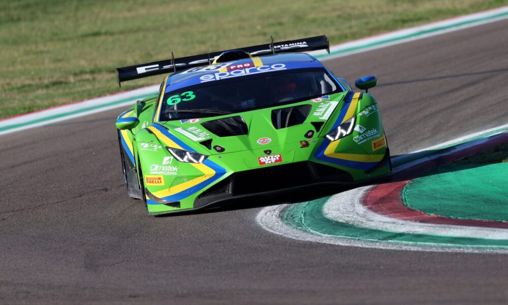 lamborghini #63 gt italiano sprint 2025 imola gara 2
