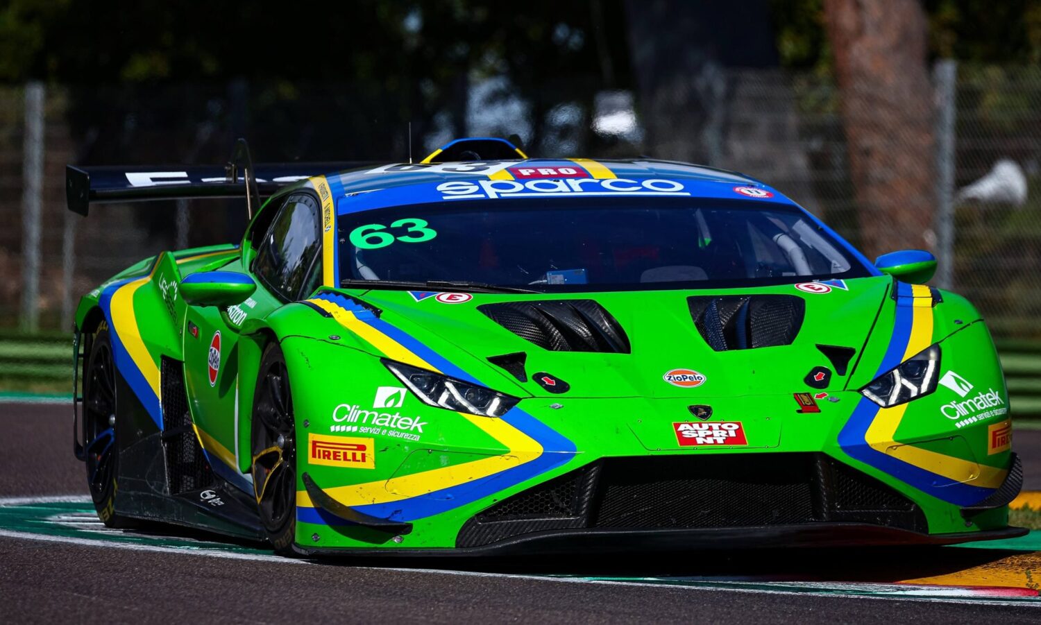 lamborghini #63 gt italiano sprint 2025 qualifiche imola