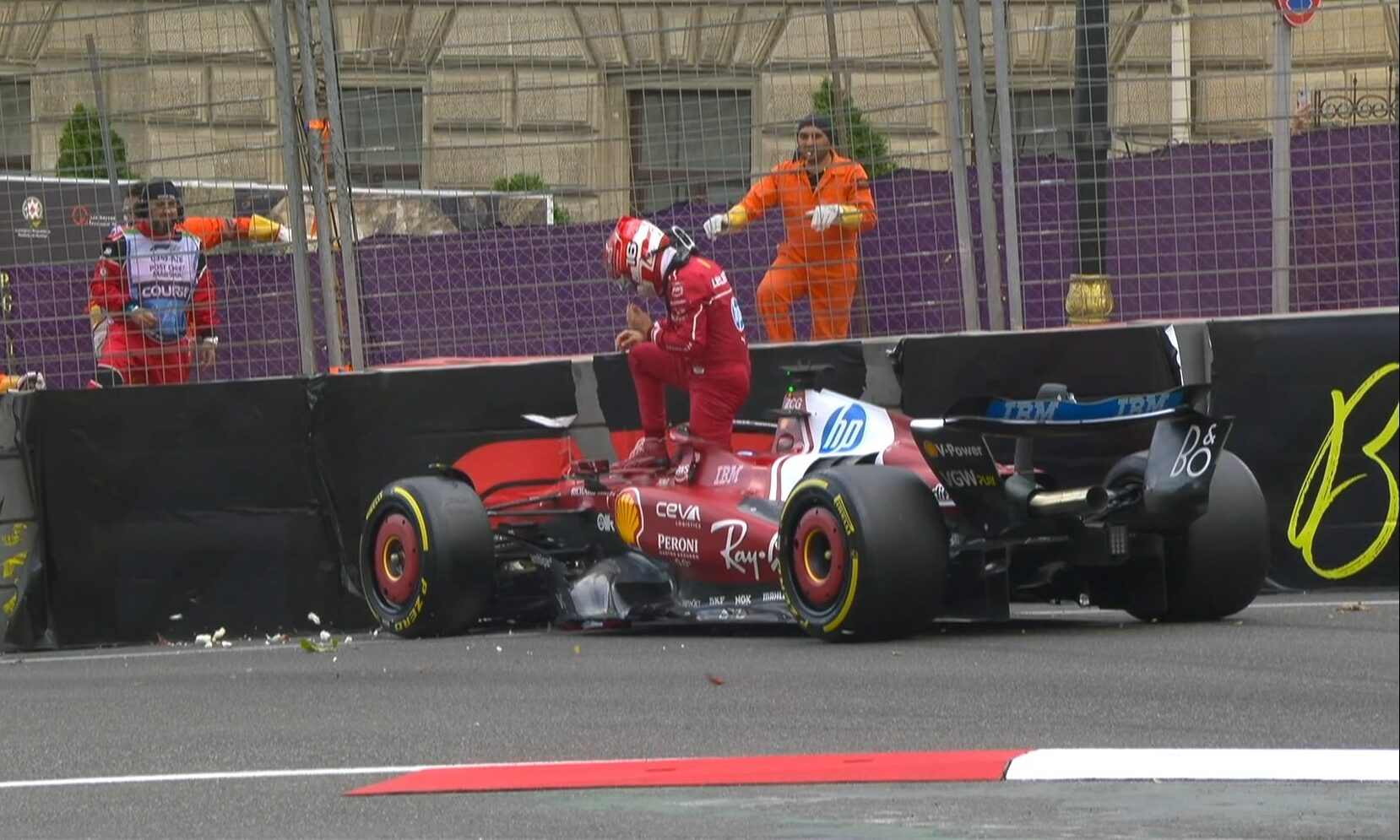 leclerc f1 gp baku qualifiche