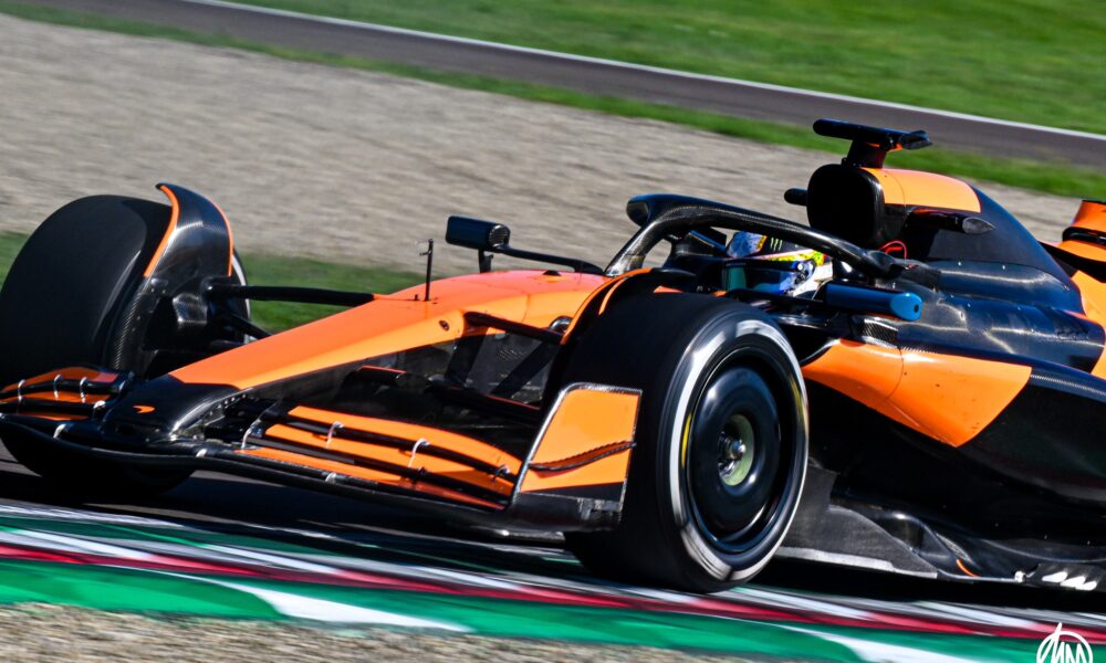 Pato O'Ward nei test a Imola di giovedì 11 settembre 25 (© Marco Montrone)