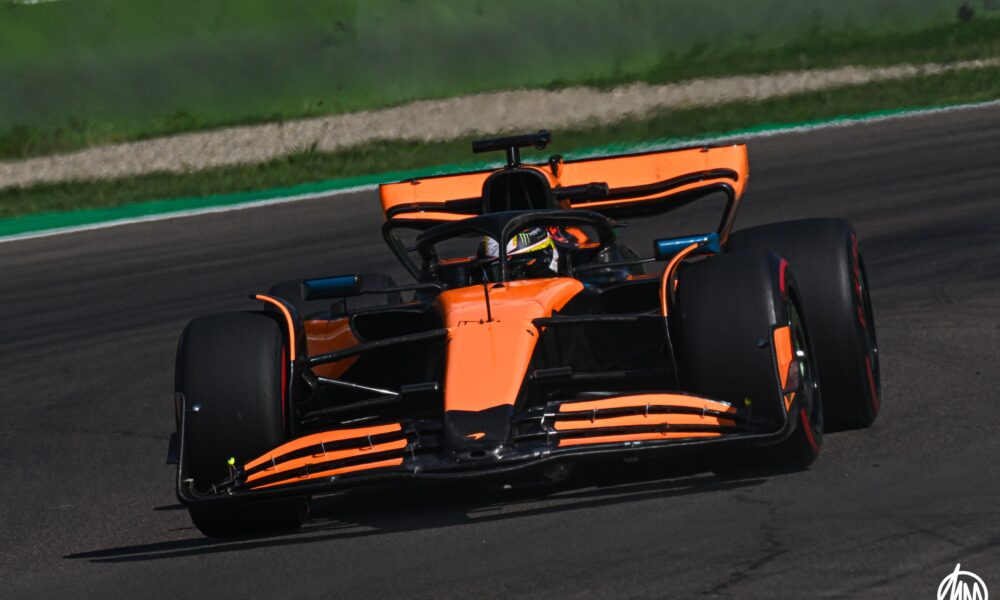 Pato O'Ward nei test a Imola di giovedì 11 settembre 25 (© Marco Montrone)