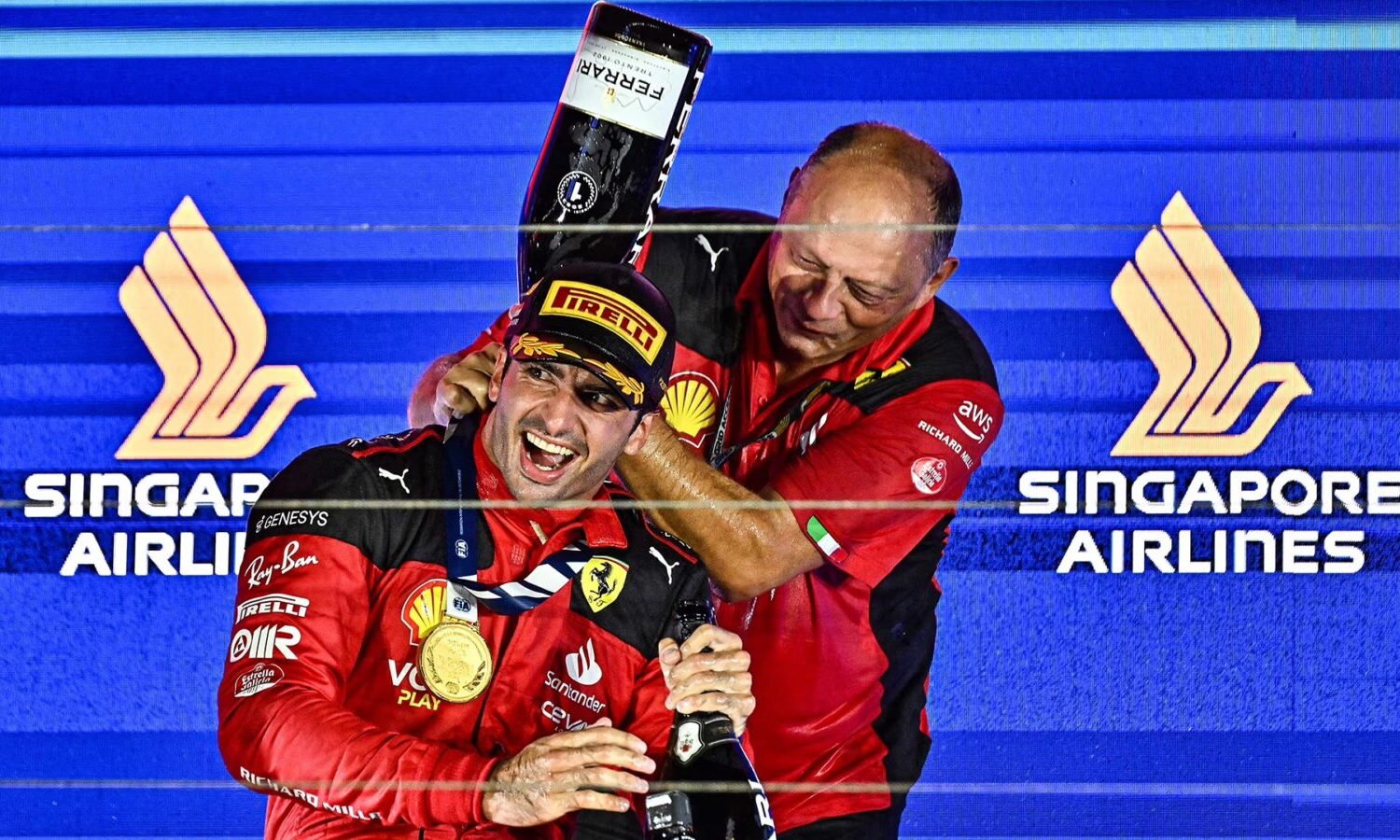 vasseur sainz singapore 2023