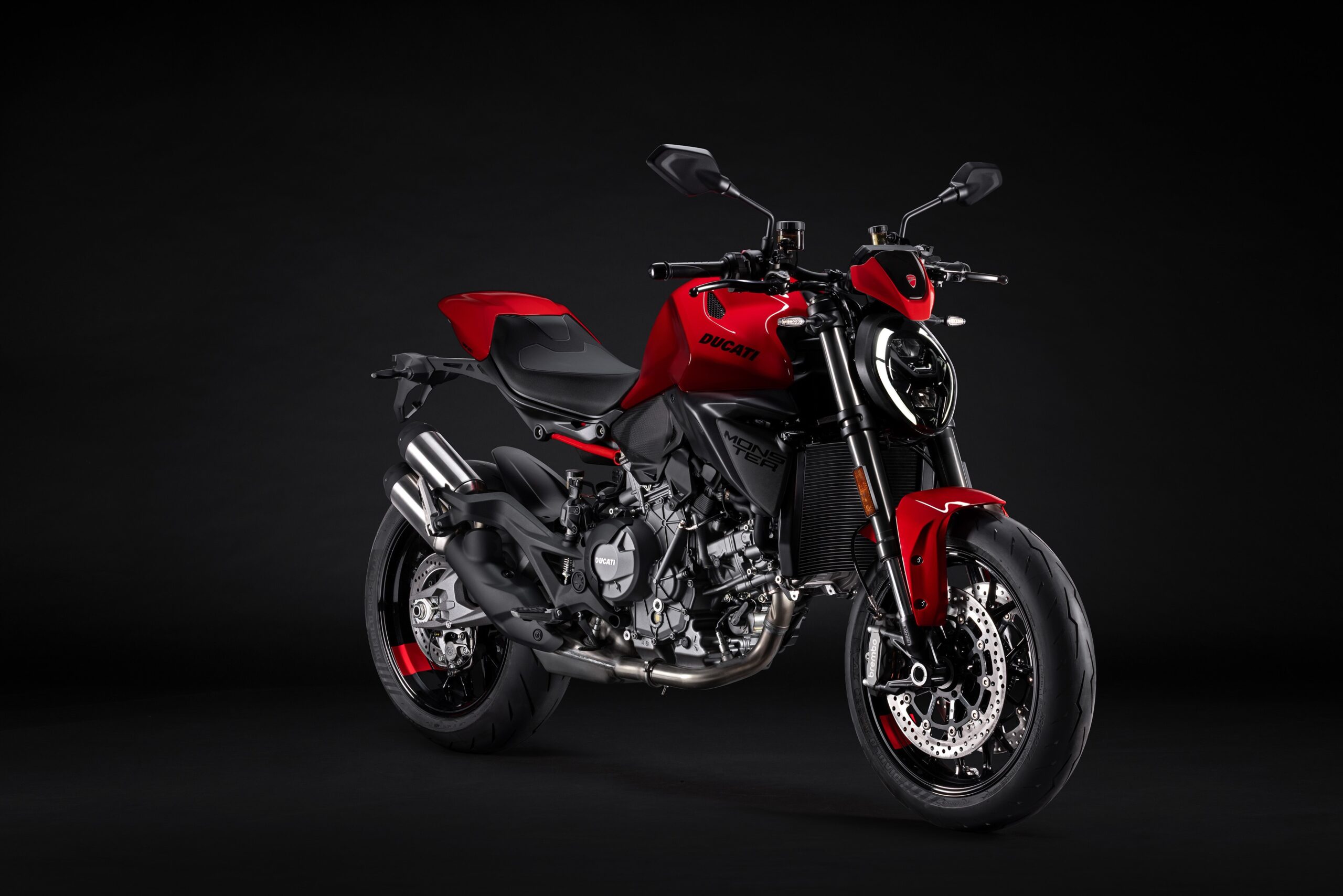 Il Ducati Monster 2026 in livrea rossa