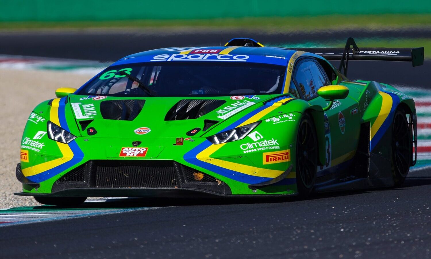 lamborghini #63 vsr gt italiano monza