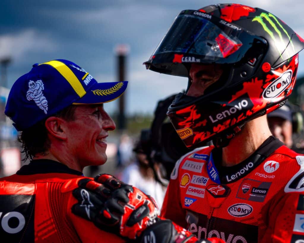 Pecco Bagnaia e Marc Marquez, Ducati Lenovo Team