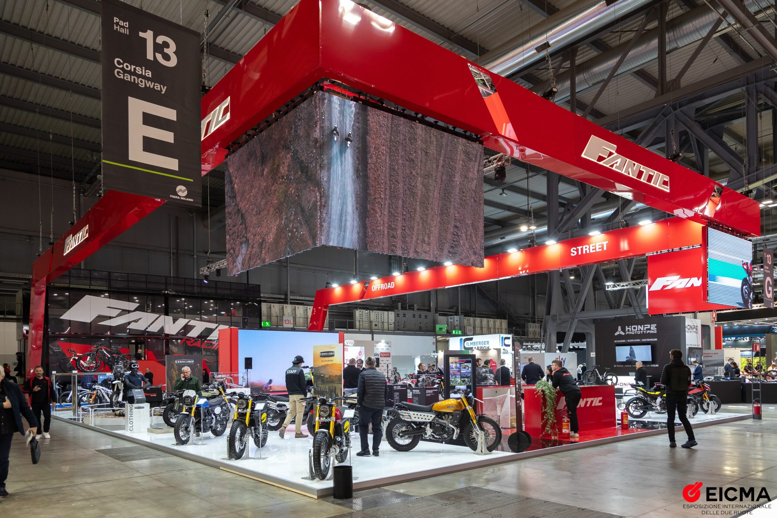 Lo stand Fantic Motor a EICMA 2024