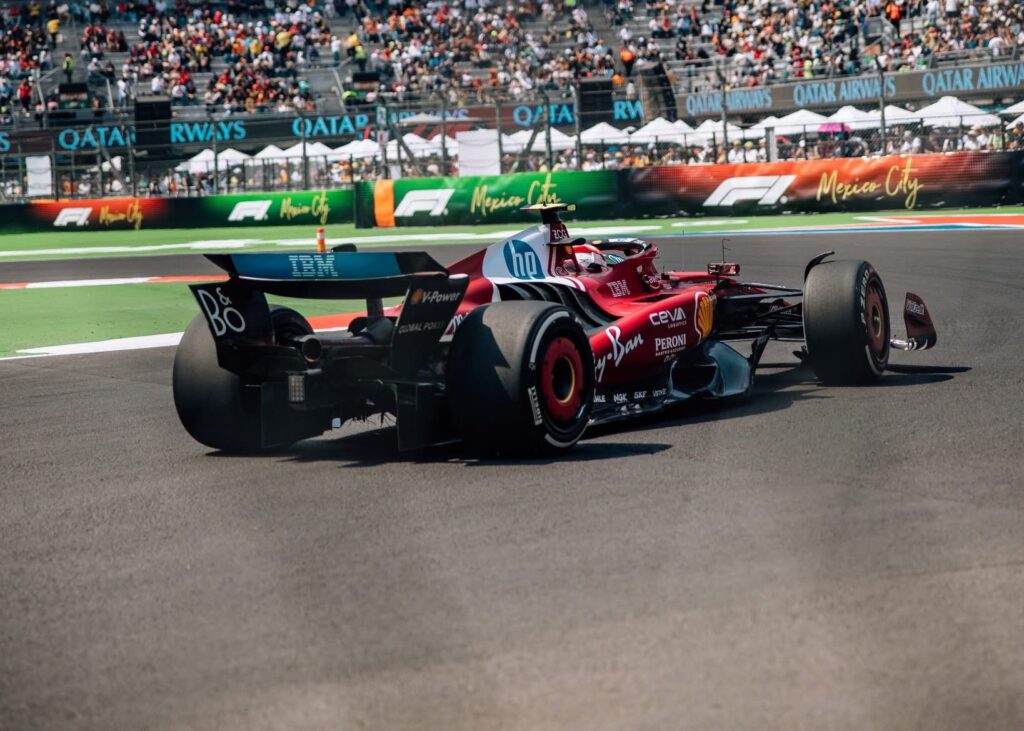 Charles Leclerc in Messico
