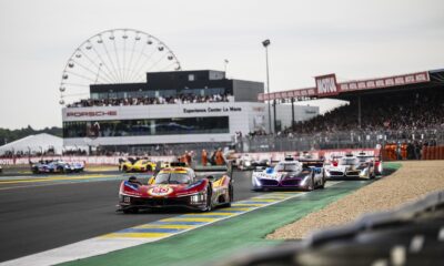 Hypercar sul rettilineo di Le Mans durante il WEC