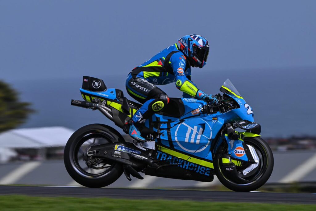 Fernandez in azione a Phillip Island