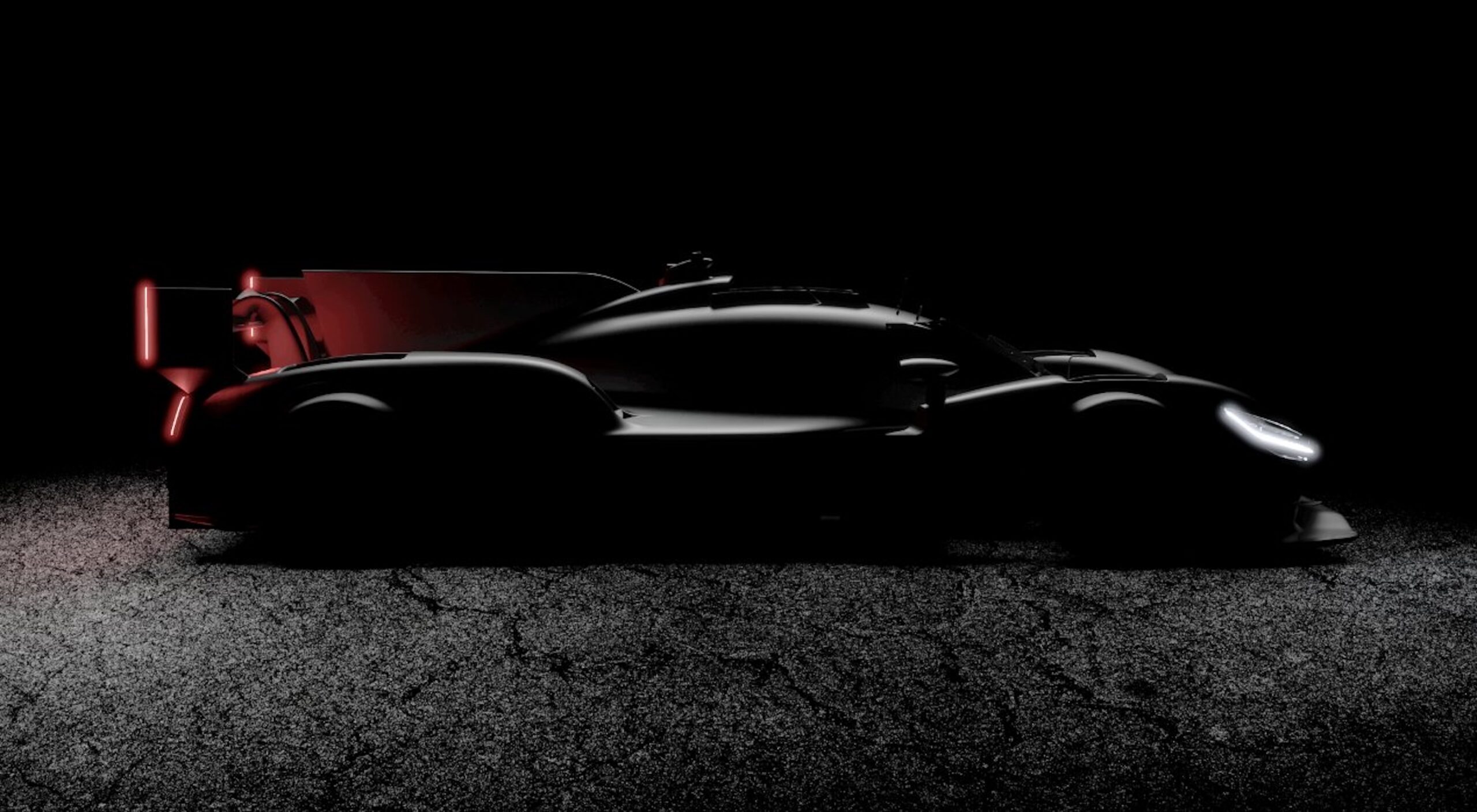 La vista laterale della Toyota GR010 Hybrid in versione 2026