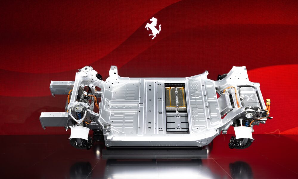ferrari elettrica telaio