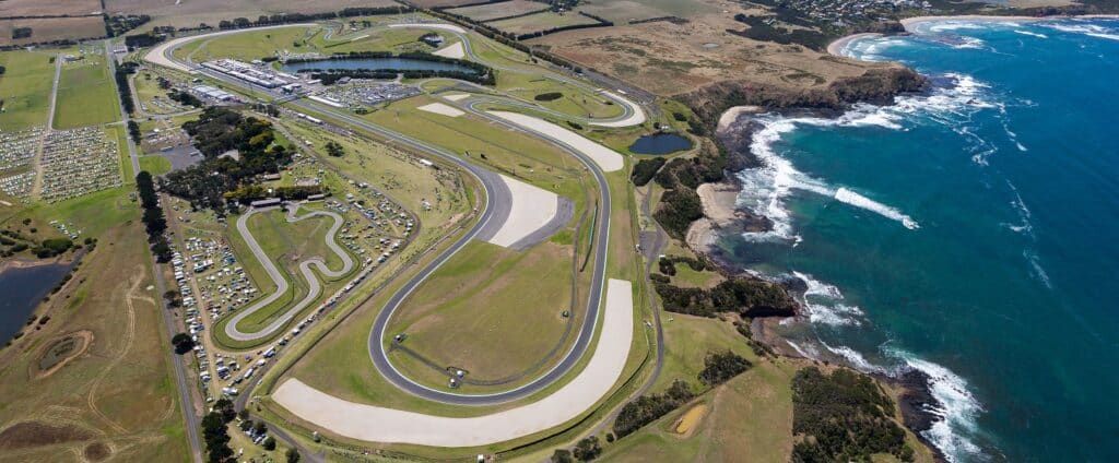 Il circuito di Phillip Island, sede del GP d'Australia