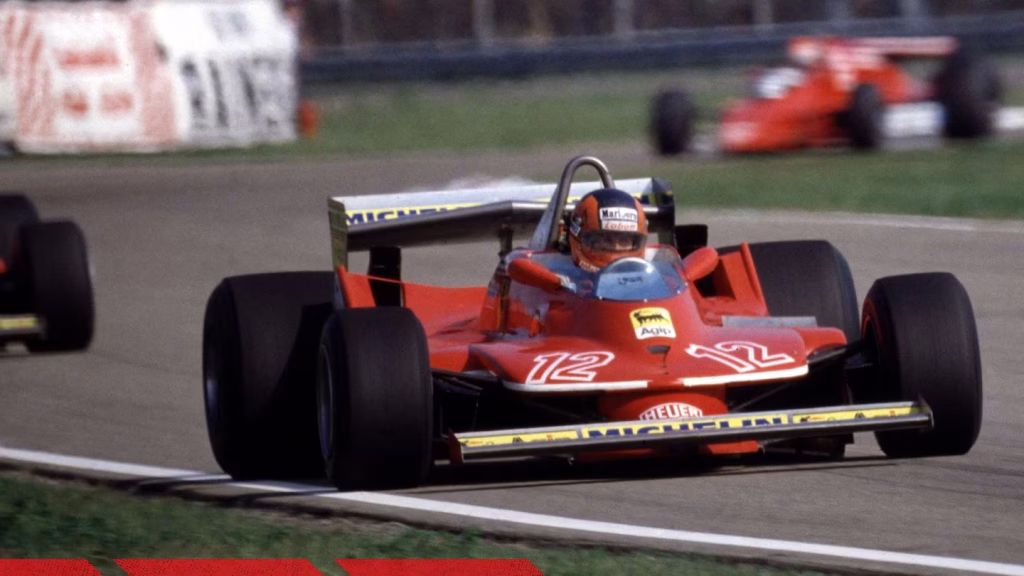Jody Scheckter a bordo della sua 312 T4