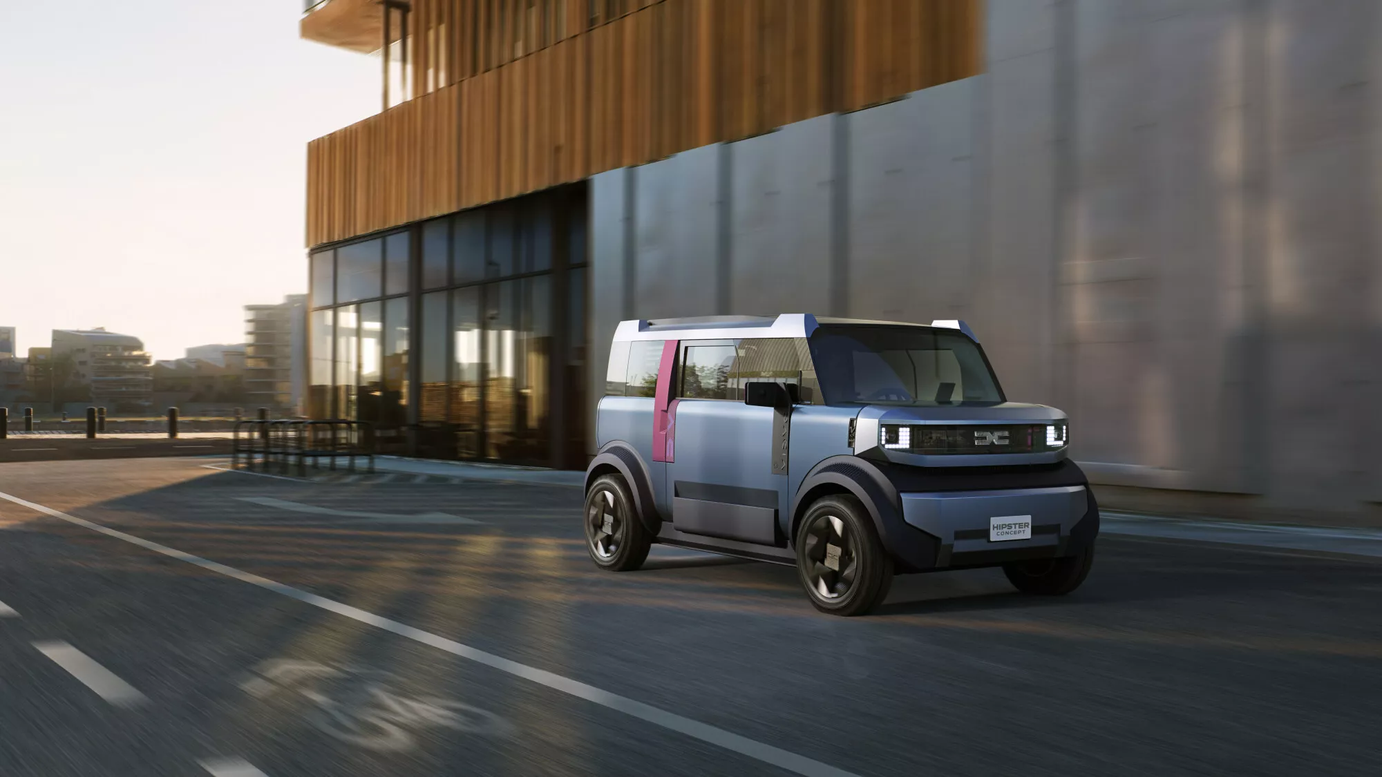 La nuova Dacia Hipster Concept, presentata questa mattina