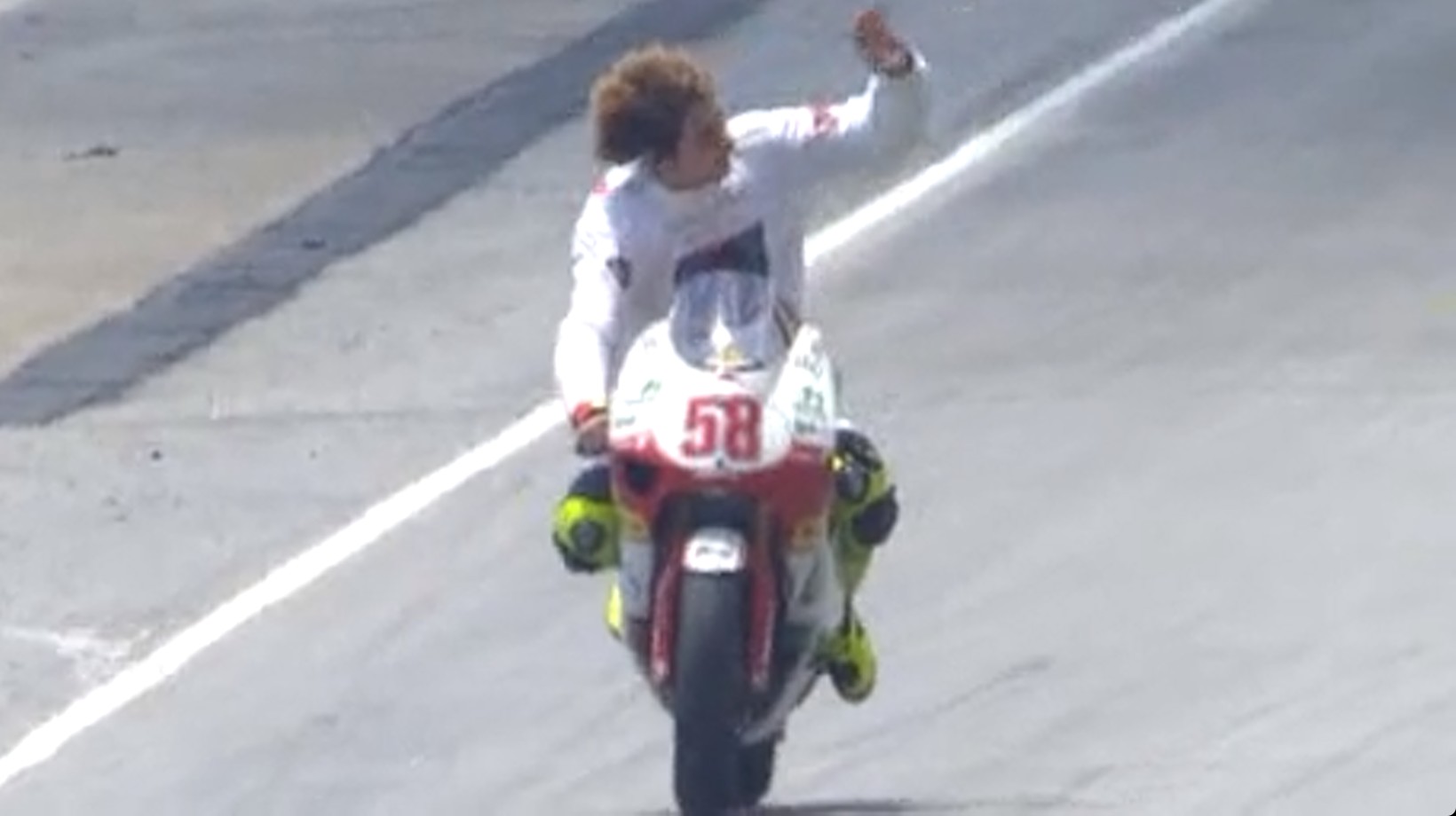 Marco Simoncelli, campione 250cc nel 2008 a Sepang