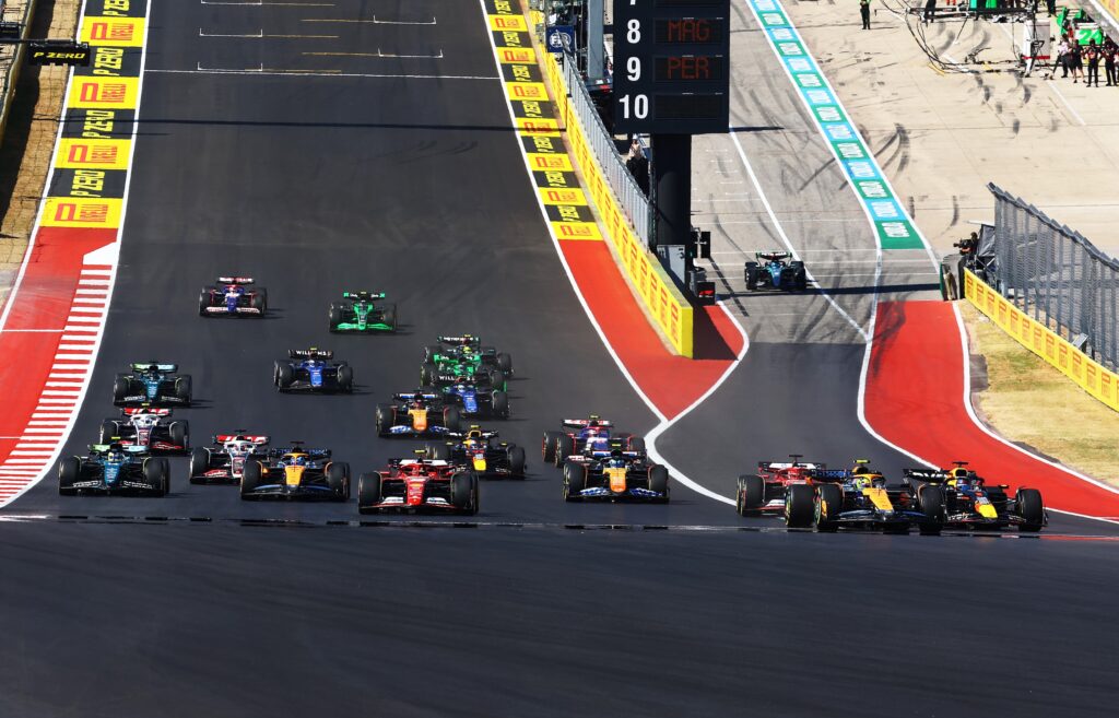 La partenza del GP di Austin 2024