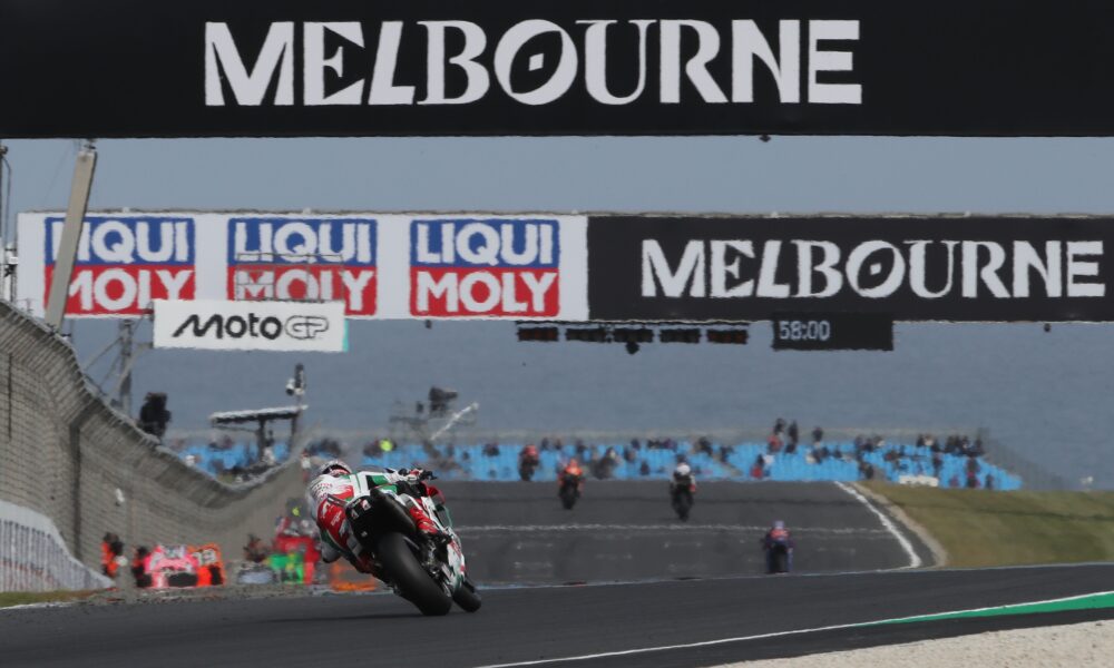 Johann Zarco sul rettilineo di Phillip Island