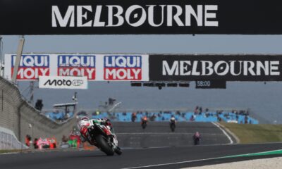 Johann Zarco sul rettilineo di Phillip Island