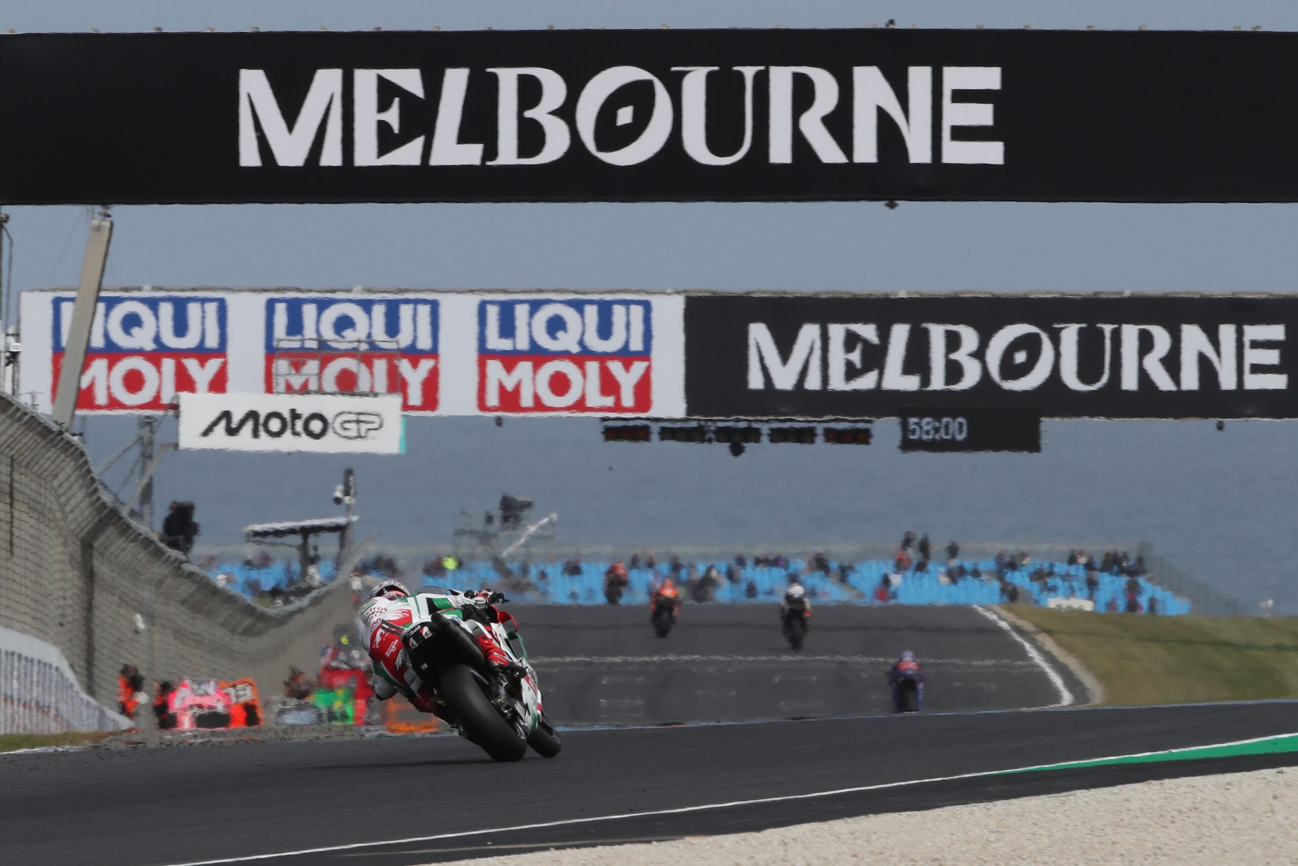 Johann Zarco sul rettilineo di Phillip Island