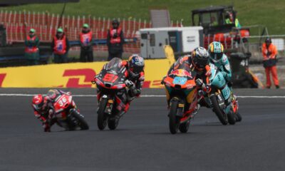 Una fase della Moto3 in Australia
