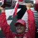 Schumacher sul podio di Suzuka con la Ferrari