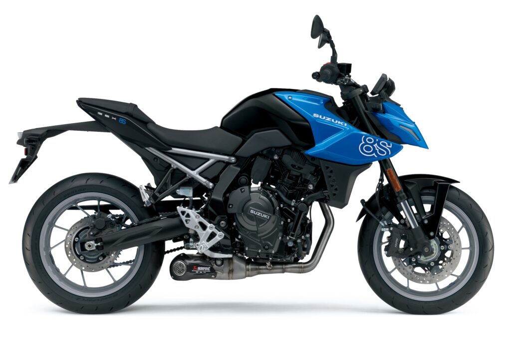 La GSX-8S EVO Blu San Diego (© Suzuki)