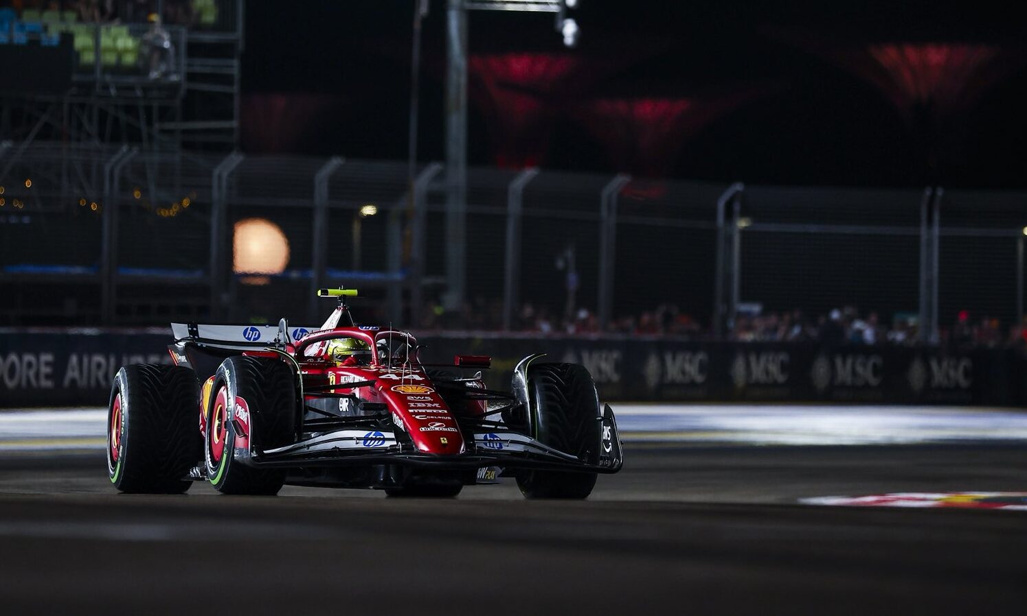 hamilton f1 gp singapore penalità