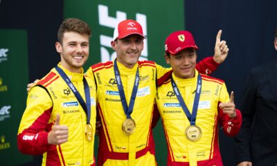 Phil Hanson, Robert Kubica e Yifei Ye (© DPPI / FIA WEC)