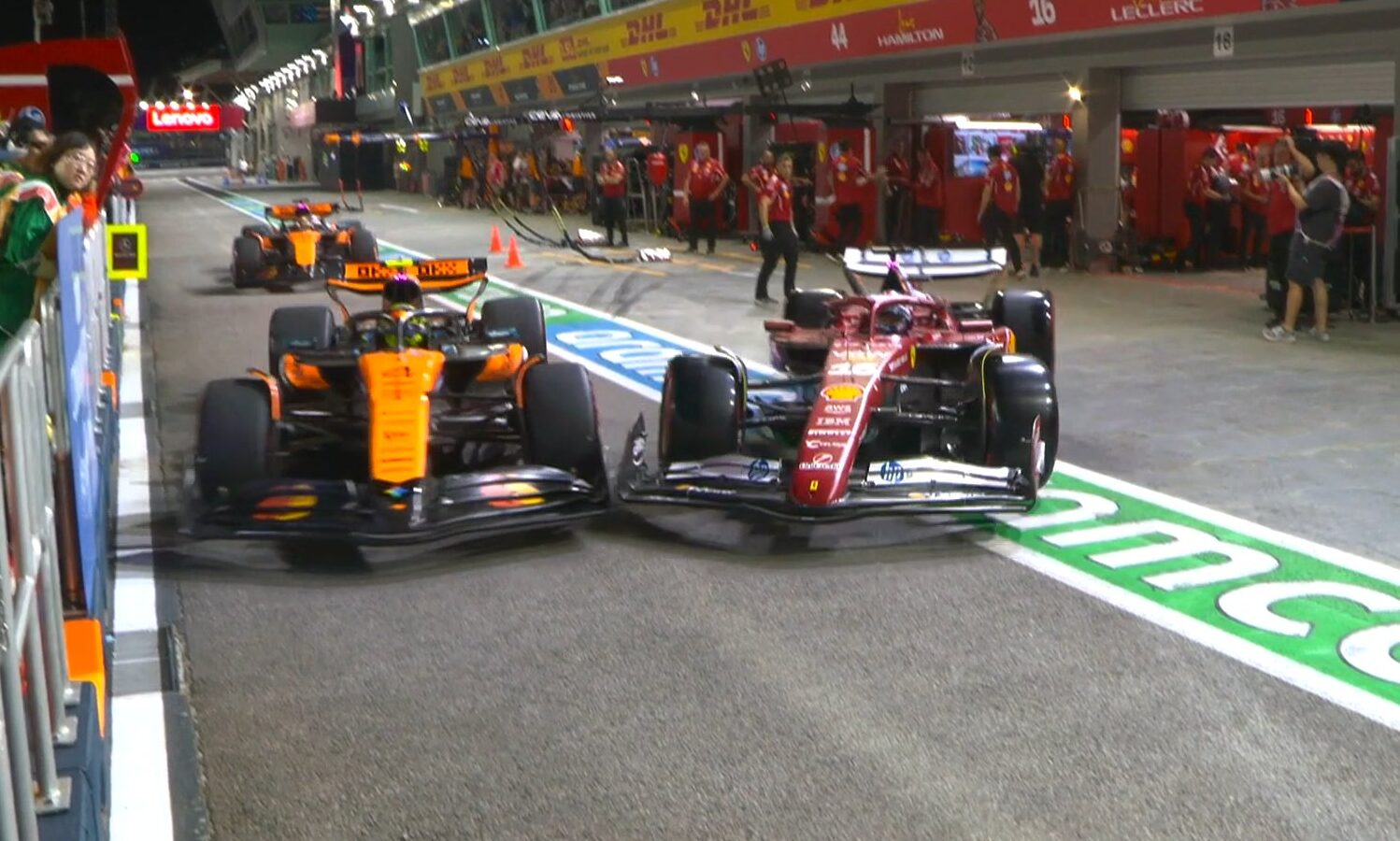 norris leclerc libere gp singapore