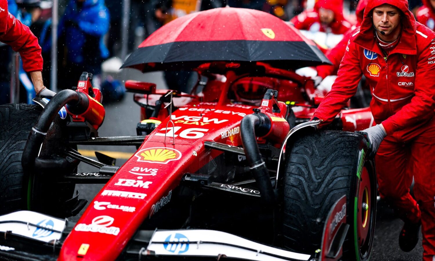 ferrari sf-25 sospensione