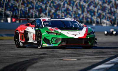 La Lamborghini Temerario GT3 a Daytona (© IMSA / Brandon Badraoui / Lumen)