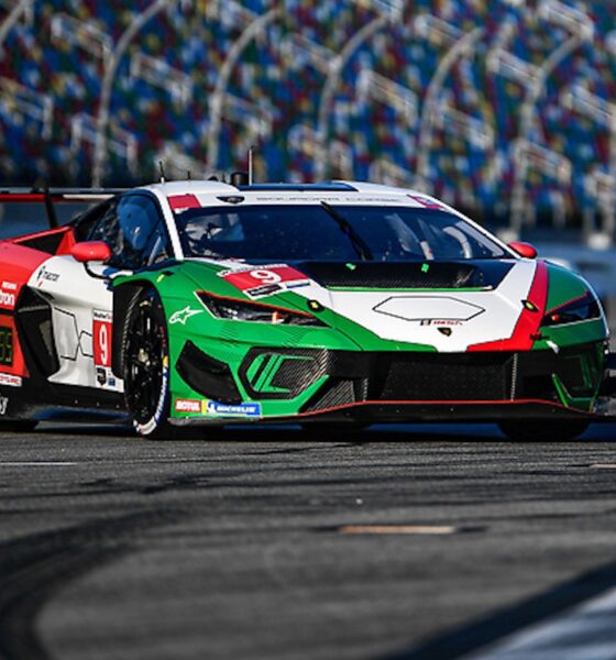 La Lamborghini Temerario GT3 a Daytona (© IMSA / Brandon Badraoui / Lumen)