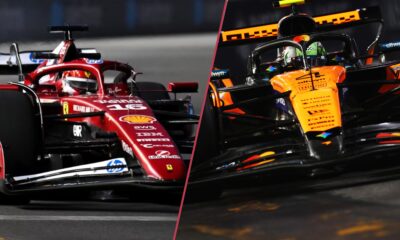 Charles Leclerc e Lando Norris a Las Vegas (© F1)