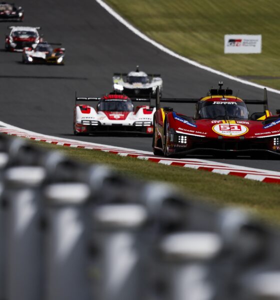 La Ferrari #51 e la Porsche #6 al Fuji